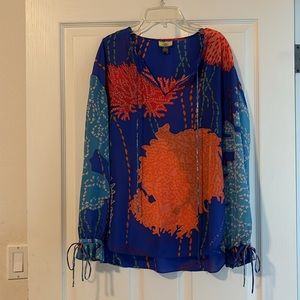 Issa London 100% Silk Top Sz 2